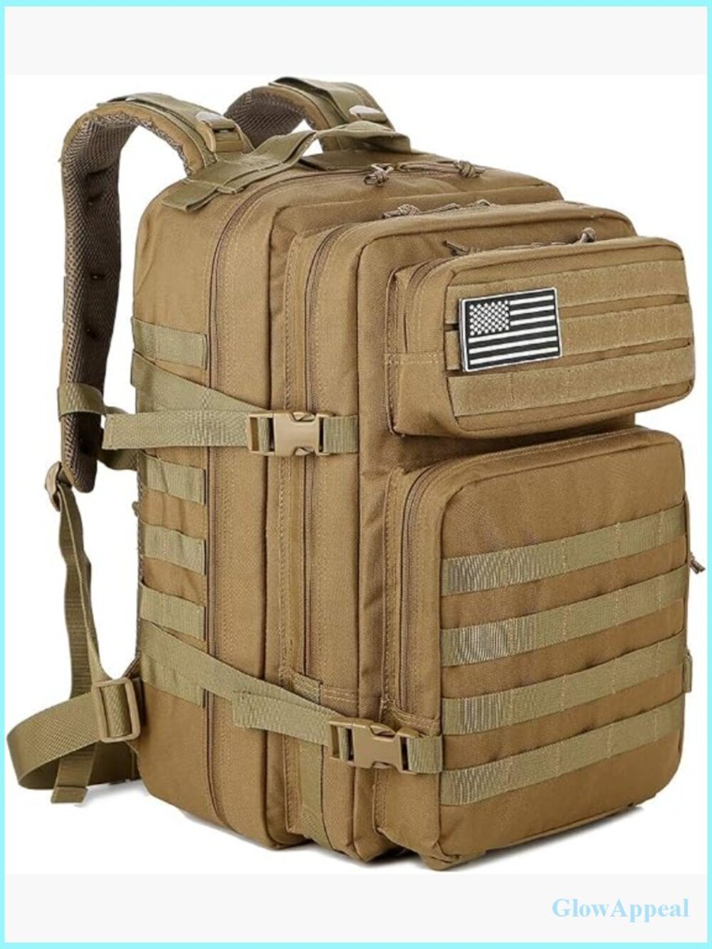 45L Military Tactical Backpack Molle Assault Pack Bug Out Bag Hiking Rucksack